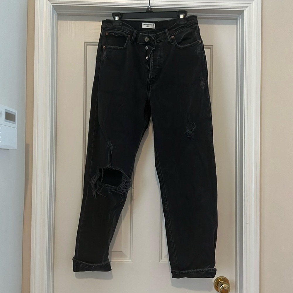Abercrombie and Fitch The Dad High Rise size 30